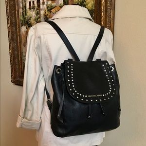 $428 Michael Kors Studded Leather Backpack